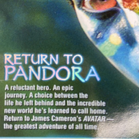 Disney Avatar BLU-RAY WIDE SCREEN / BONUS DVD New - Picture 4 of 5